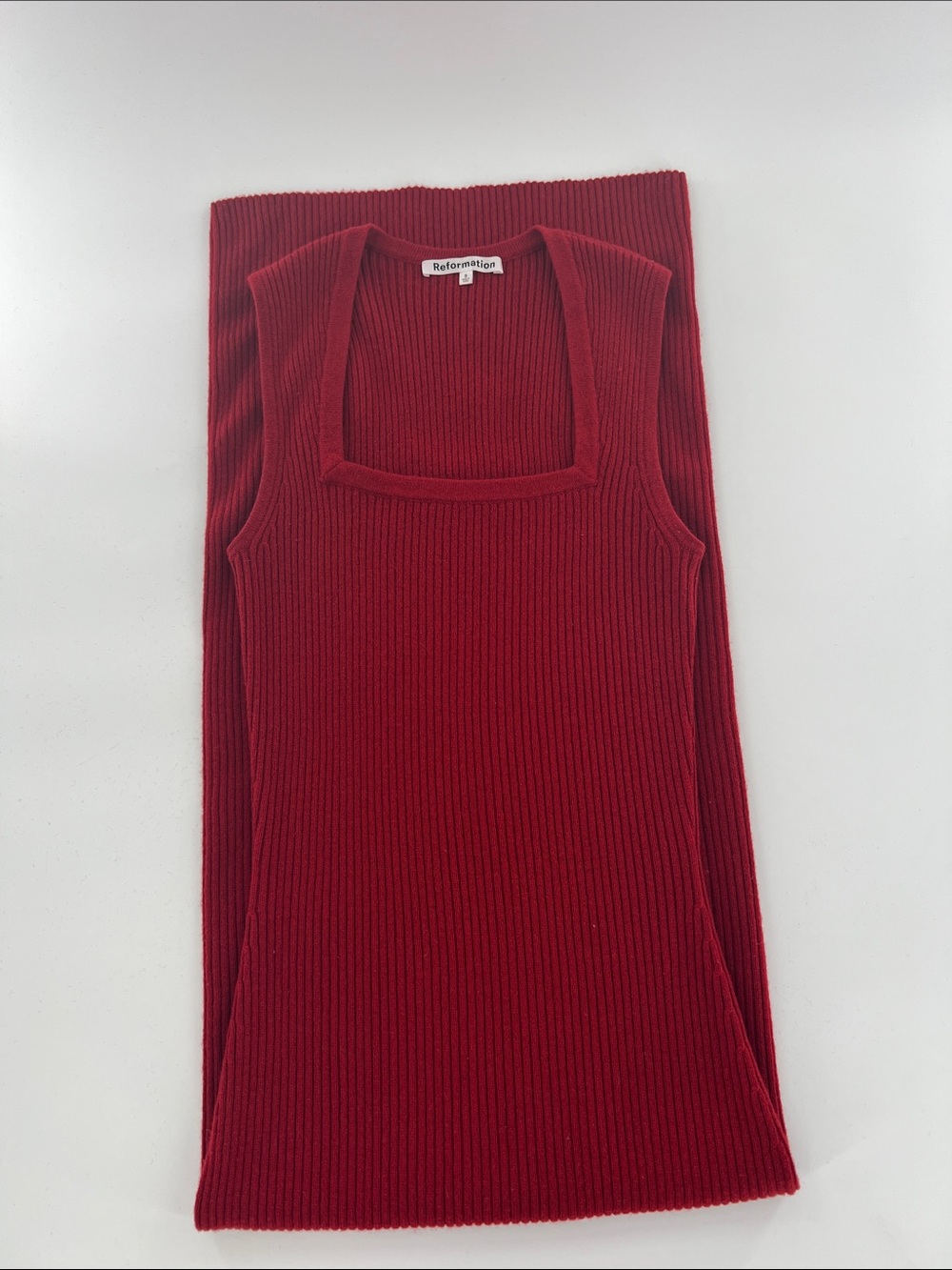 Reformation Galinda Cashmere Dress Sexy Chic Event Date Night Stretch S - Picture 5 of 8